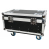 Flightcase cu statie de incarcare pentru 8 efecte lumini LUMINUS PRO, FOS Luminus PRO Case