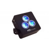 Proiector super slim cu baterie si LED 3 x15Watt RGBWA+UV, FOS SOLO