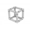 Coltar argintiu pentru truss, Decotruss Quad Corner Block sil