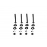 Set suruburi negre M8 de 70 mm, Decotruss Bolt Set M8x70 bk
