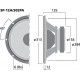 Difuzor bass-medii Monacor SP-12A/302PA