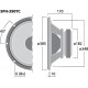 Woofer HiFi bass Monacor SPH-390TC