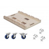 Placa de transport pentru truss, cu 3 roti, Alutruss 60320312