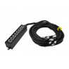 Stagebox multicore cu 8 intrari, 20m, Omnitronic MUS-820