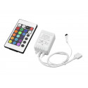 Telecomanda controller pentru banda LED de 24V RGB, Eurolite IR-1