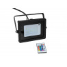 Reflector de exterior cu LED-uri SMS RGB si telecomanda IR, Eurolite LED IP FL-30 SMD RGB