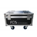 Flightcase cu roti pentru 4 x FOS Spark Jet PRO, FOS Case Spark Jet PRO