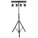 Set 4 proiectoare LED + bara Showtec, PINSPOT BAR 4 RGBW