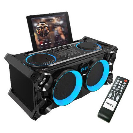 portabila cu suport tableta BT/FM/USB/SD Ibiza SPLBOX200-BK - Partysound