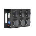 Cutie de alimentare PowerCon, ieșire 6x schuko16A, FOS FPB-020