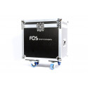 Flightcase dublu cu roți pentru 2 moving head FOS WASH 600 HEX, FOS FOS Double Case Wash 600 HEX