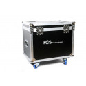 Flightcase dublu cu roti pentru 2 FOS SPIDER 3D, FOS Double Case Spider 3D