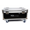 Flightcase cu roți pentru 6 Led Par Innovative, FOS Case Innovative PAR