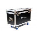Flightcase dublu cu roți pentru 2 bucăți Wash Quad, FOS Double Case Wash Quad