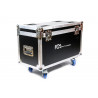 Flightcase dublu cu roți pentru 2 bucăți Wash Quad, FOS Double Case Wash Quad