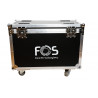 Flightcase dublu cu roți pentru 2 bucăți Wash Quad III, FOS Double Case Wash Quad III