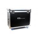 Flightcase dublu cu roti pentru 2 buc 12R Hybrid, FOS Double Case 12R PRO