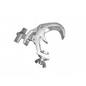 Clamp argintiu PRO cu blocare pentru tub de 45 - 50 mm, 50 kg/max, Eurolite TH-270