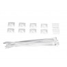 Set 10 benzi de legatura, EUROLITE RUBBERLIGHT Tie Strap 10x