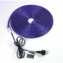 Furtun luminos albastru de 5 m, EUROLITE RUBBERLIGHT RL1-230V blue 5m