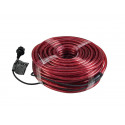 Furtun luminos rosu de 44 m, EUROLITE RUBBERLIGHT RL1-230V red 44m