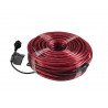 Furtun luminos rosu de 44 m, EUROLITE RUBBERLIGHT RL1-230V red 44m
