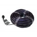 Furtun luminos violet/roz de 44 m, EUROLITE RUBBERLIGHT RL1-230V violet/pink 44m