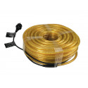 Furtun luminos portocaliu de 44 m, EUROLITE RUBBERLIGHT RL1-230V orange 44m