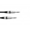 Cablu stereo jack 6.3 tata la jack 6.3 tata, 3 m, Omnitronic 3021165G