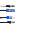 Cablu combi DMX P-Con/XLR 3 pini 5m, Eurolite 30227784