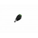 Aaptor terminal tata pentru banda LED, Eurolite Adapter Hollow Plug Screw Terminal male