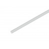 Tub milky de 2 m 10x10mm pentru banda LED, Eurolite Tubing 10x10mm milky 2m