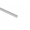 Profil U aluminiu argintiu de 2 m pentru banda LED, Eurolite U-profile for LED Strip silver 2m