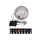 Sferă de plastic cu led, EUROPALMS LED Snowball 15cm, roșu