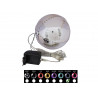 Sferă de plastic cu led, EUROPALMS LED Snowball 15cm, albastru închis