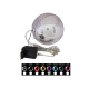 Sferă de plastic cu led, EUROPALMS LED Snowball 15cm, violet
