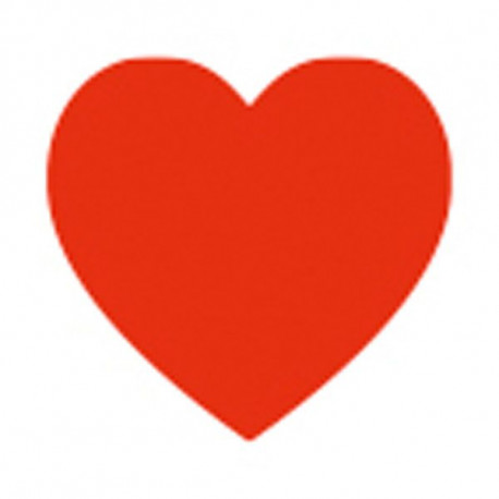 Rezerva confetti de mana Showtec, Inimioare rosii. 80cm