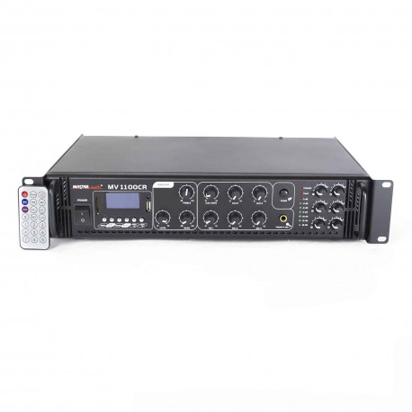 Amplificator 100V 6 zone cu mp3 player si Bluetooth Master Audio MV1100CA BT