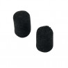 Set 25 bumpere negre cu diametru 9 mm pentru saxofon, GEWA 732.430