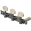 Set de 3 cheite de acordaj nichelate cu lira pentru chitara clasica, GEWA 545.325