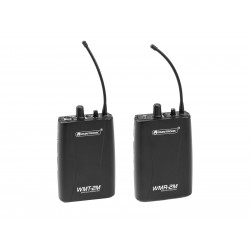 Set transmitator + receptor wireless, Set WMT-2M UHF Transmitter + WMR-2M UHF Receiver OMNITRONIC 20000698