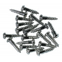Set de 20 suruburi cruce negre pentru montare chei chitara, GEWA 546.852