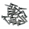 Set de 20 suruburi cruce negre pentru montare chei chitara, GEWA 546.852