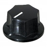 Buton potentiometru chitara negru JB-model, Partsland 556.019