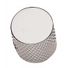 Buton potentiometru metal cromat cu inlay plastic pt axe dintate, Partsland 556.112