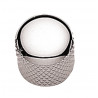 Buton potentiometru metal cromat cap rotunjit, Partsland 556.121