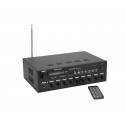 Amplificator mono 4 zone PA 100V, MP3 player, Bluetooth, zone comutabile, 120 W, Omnitronic CPZ-120P