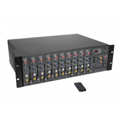 Mixer de rack, amplificat cu player USB Omnitronic RM-1422FXA 