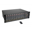 Mixer de rack, amplificat cu player USB Omnitronic RM-1422FXA 