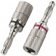 Pereche conectori banana Monacor BP-104